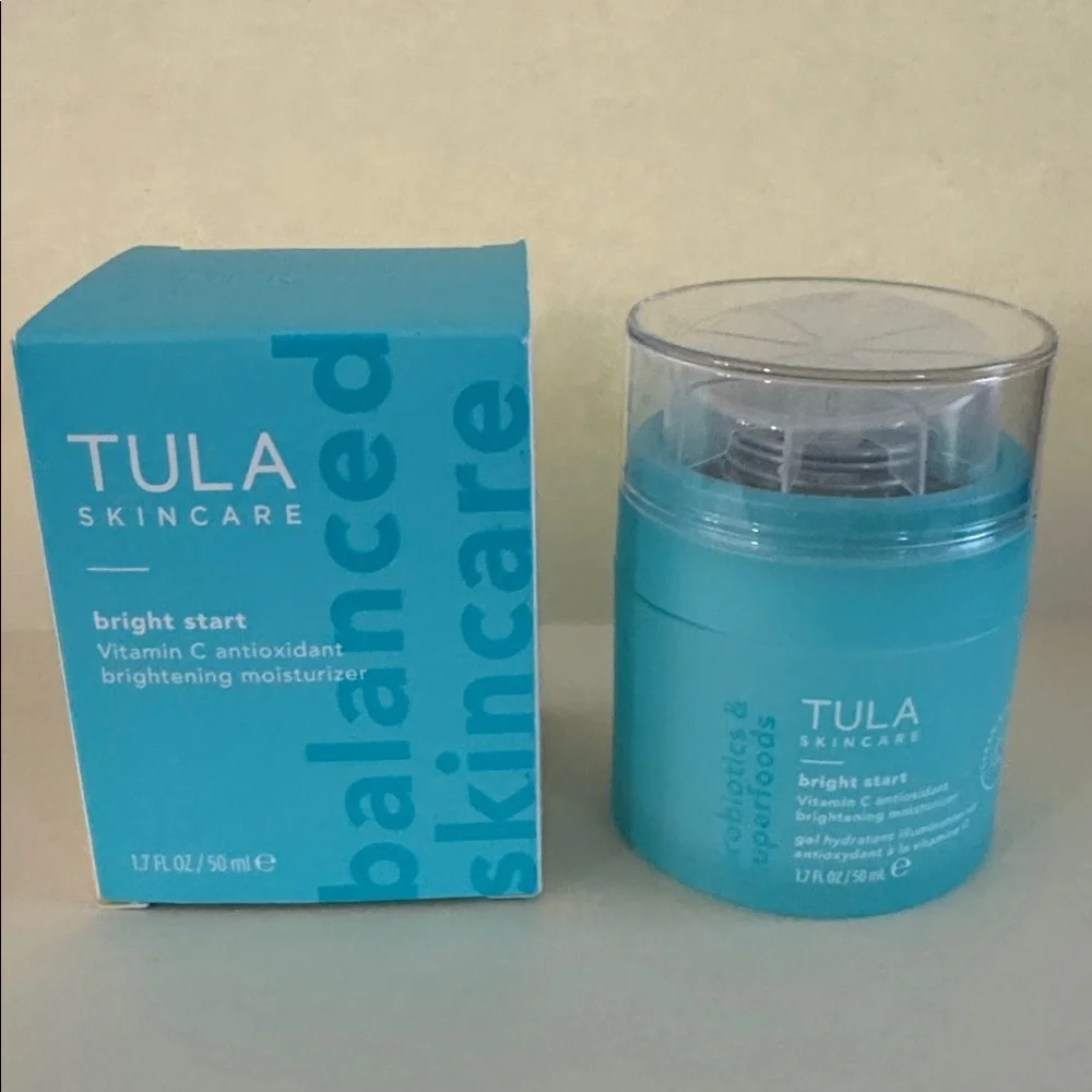 TULA Bright Start Vitamin C Antioxidant Brightening Moisturizer 1.7oz NIB $58
